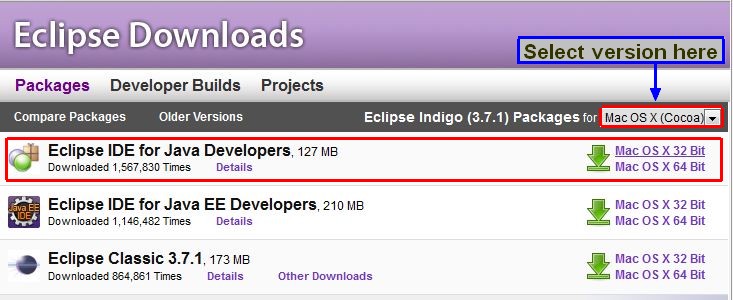 download eclipse os x